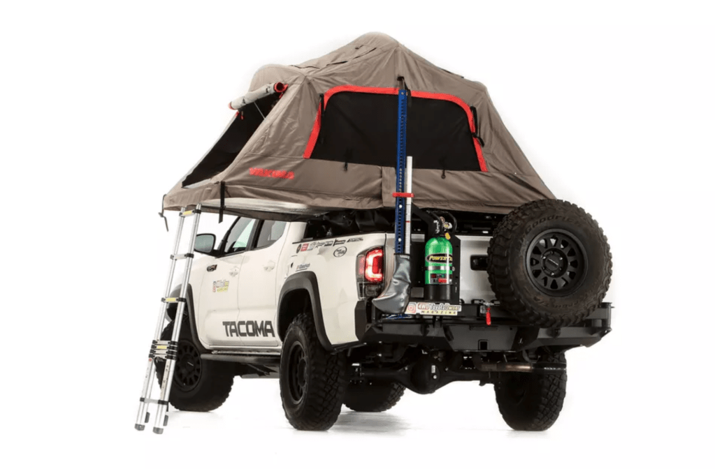 a detailed and painstaking overland build present by Toyota at SEMA