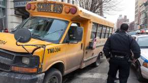 A Louisiana man is behind bars after committing car theft on a school bus after escaping from a mental health facility.