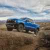 Chevrolet Silverado 1500 ZR2 parked outside in left front angle view