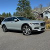 The 2025 Volvo V90 in a park